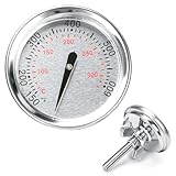 Denmay 60540 7581 Grillthermometer Ersatz für Weber Holzkohle, Weber Spirit 200 & 300 Grills, Q Serie, 7581 Genaues Temperaturmessgerät für Weber Spirit E/S 210, 220, 310 Grill, 4,6cm Durchmesser